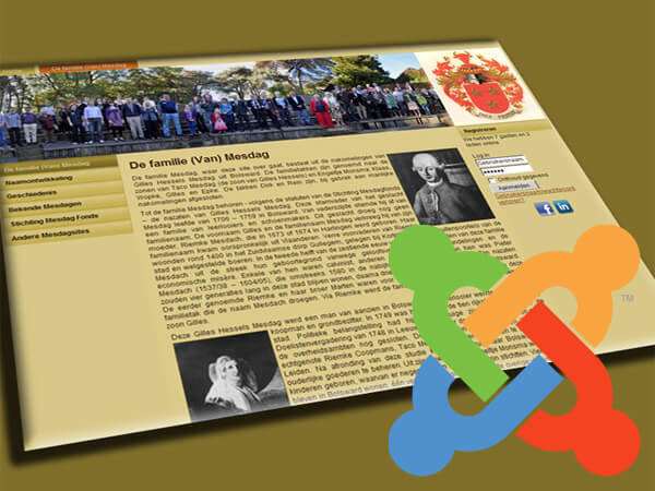 Joomla website ontwikkeling Stichting Mesdag